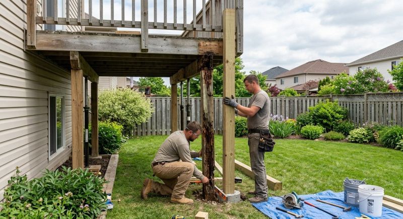 Patio Column Repair in Seattle, WA