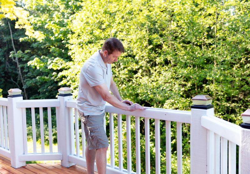 Porch Rail Repair in Conroe, TX